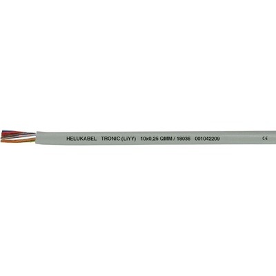 Helu 18059-500 dátový kábel LiYY 4 x 0.34 mm² sivá 500 m