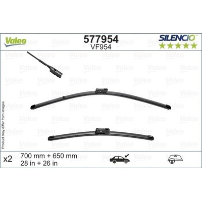 Valeo Silencio Flat Blade set 700+650 mm VA 577954