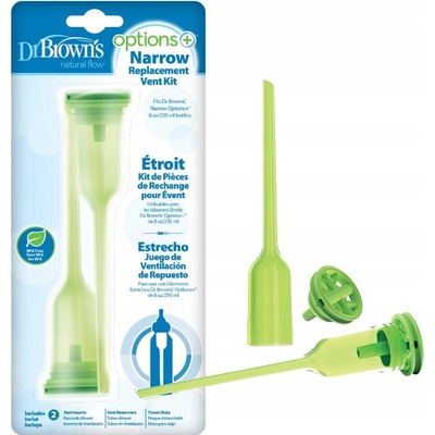 Dr.Brown´s ventilový systém na lahve Options+ úzké 2ks SR203 250ml