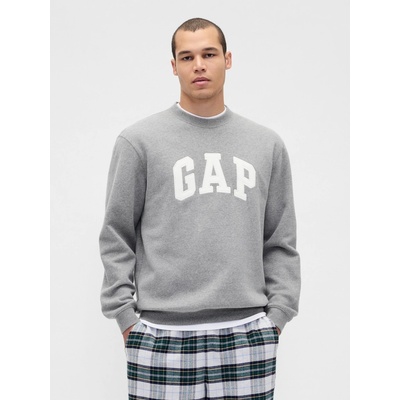 GAP mikina s logom VintageSoft sivá