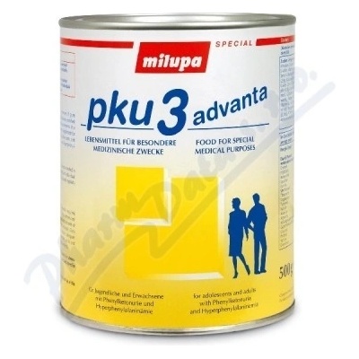 MILUPA PKU 3 ADVANTA POR PLV 1X500G – Hledejceny.cz