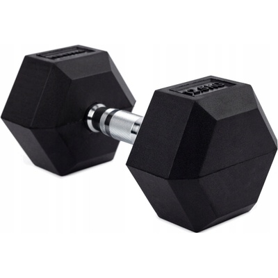 THORN FIT Pevná jednoruční činka potažená/pogumovaná 1 x 22,5 kg