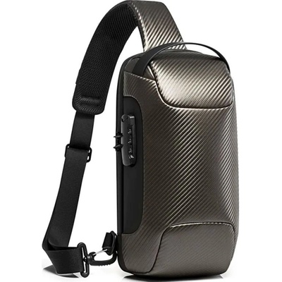 BANGE s USB + zámek Rambo Carbon Šedý 7 l