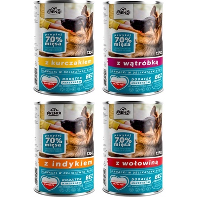 Frendi Adult kúsky v jemnej omáčke Zmiešané príchute 32 x 1250 g