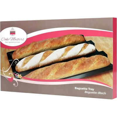 Cake-Masters plech pečící na 3 bagety 40x25cm