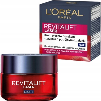 L'Oréal Paris Revitalift Laser X3 noční krém proti stárnutí pleti 50 ml – Hledejceny.cz