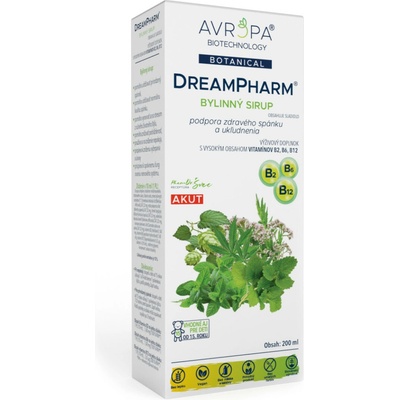 Avropa DreamPharm bylinný sirup 200 ml