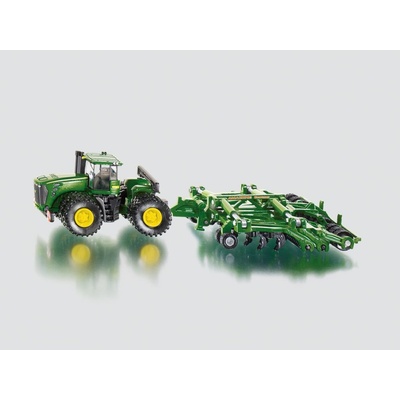 Siku Farmer 1856 Traktor John Deere 9630 s bránami Amazone Centaur