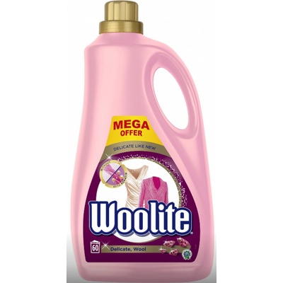 Woolite Delicate & Wool tekutý prací prostriedok na jemnú bielizeň a vlnené oblečenie 60 PD 3,6 l