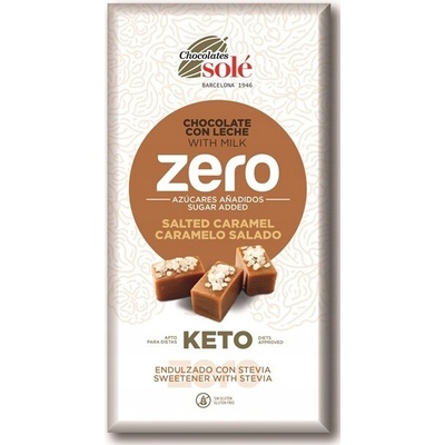Solé KETO čokoláda mléčná slaný karamel 100 g