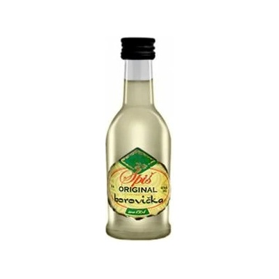 Familia Spiš Original Borovička MINI 40% 0,04 l (čistá fľaša)