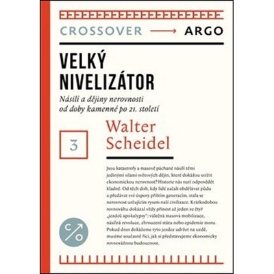 Velký nivelizátor - Walter Scheidel