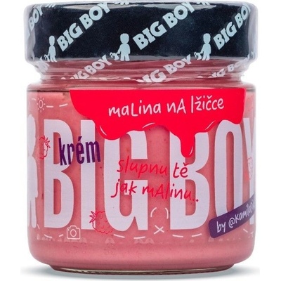 BigBoy Malina na lžičce mandlovo kokosový krém s malinami 220 g