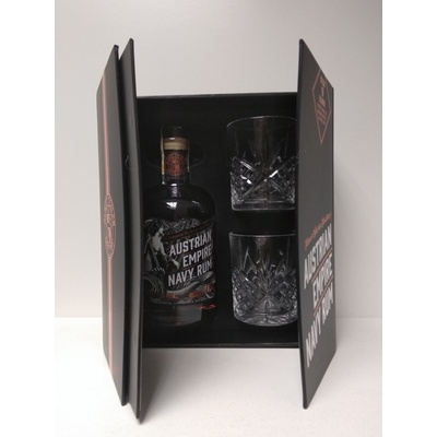 Austrian Empire Navy Solera 18y 40% 0,7 l (dárkové balení 2 sklenice)