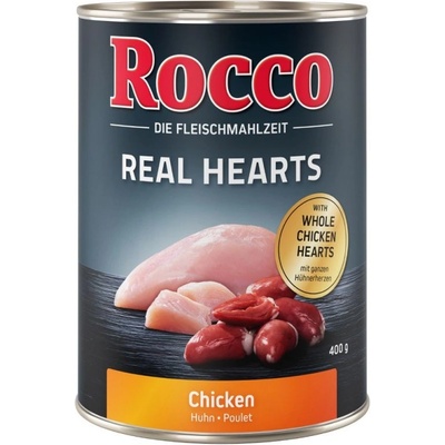 Rocco Real Hearts kuřecí s celými kuřecími srdci 6 x 400 g
