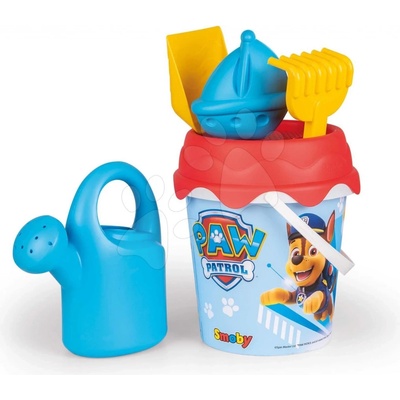 Smoby Kyblík set Paw Patrol Garnished Bucket s konví 17 cm vysoké od 18 m
