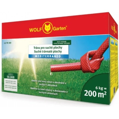 WolfGarten LU-TR 200 Mediterraneo trávnik na suché miesta 200m2 6 kg 3824855