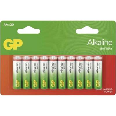 GP Alkaline AA LR6 20 ks B0422L – Hledejceny.cz