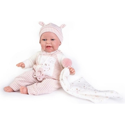 Antonio Juan 70252 CLARA realistická miminko se zvuky a měkkým látkovým tělem 34 cm