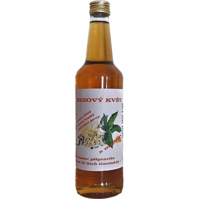 Jiří Straka ZDRAVÝ VĚK Bylinný Sirup Bezový květ 0,5 l