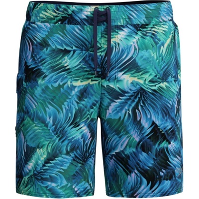 Speedo Print Boardshort 18" Radiant Flow/Border Blue