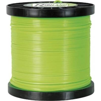 Ribimex PRDFC100X30CR Čtvercový drát na cívce, 3 mm x 100 m, zelený