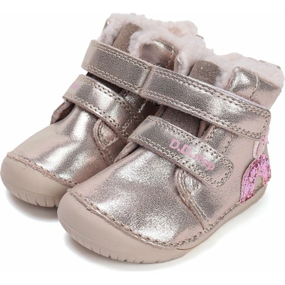 D.D.Step zimní barefoot obuv w070-52624b pink