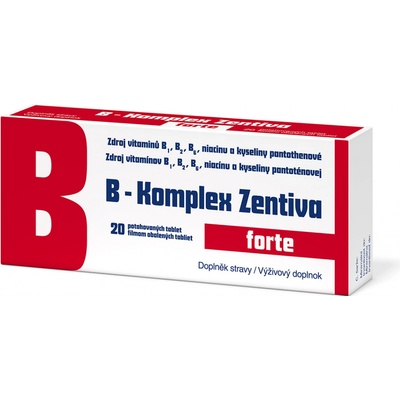 Zentiva B-Komplex Forte 20 tablet – Hledejceny.cz