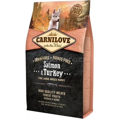 Carnilove Salmon & Turkey for Large Breed Adult 4 kg