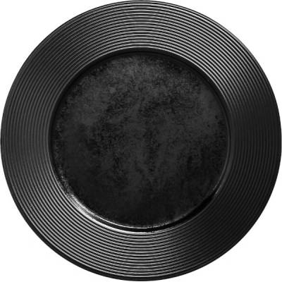 RAK Porcelain Edge Tanier plytký 25 cm čierny