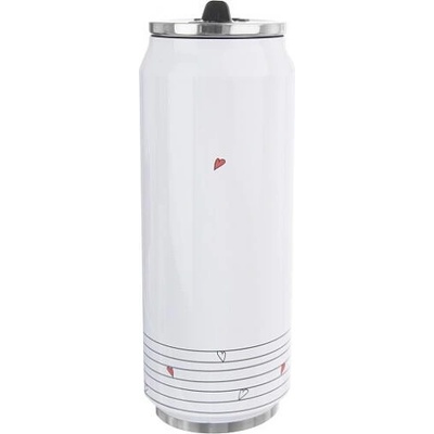 ORION Termoska plechovka SRDÍČKA 500 ml