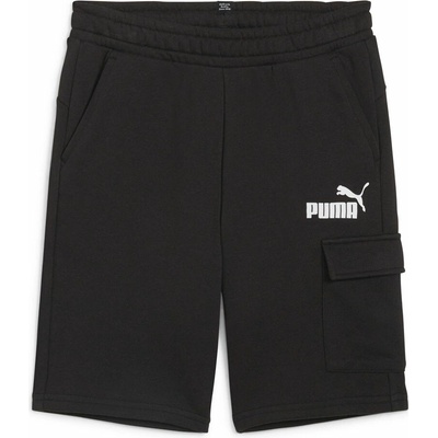 Puma Essentials CARGO shorts čierna biela