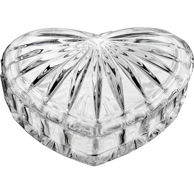 Crystal Bohemia Dóza Srdce 11 cm