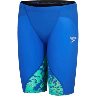 Speedo Fastskin LZR Ignite Jammer Boy Cobalt Pop/Green Glow