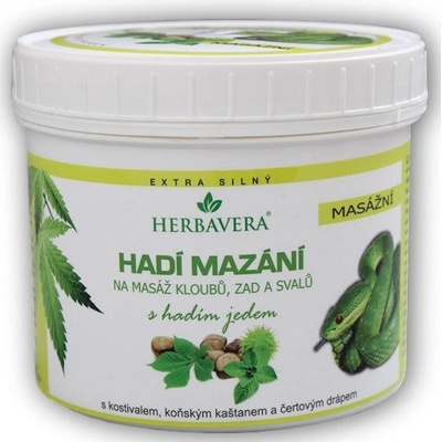 Herbavera Hadí mazání s konopím 500 ml – Hledejceny.cz