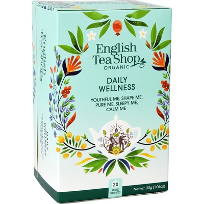 English Tea Shop BIO Mix čajov Každodenné wellness 20 vrecúšok