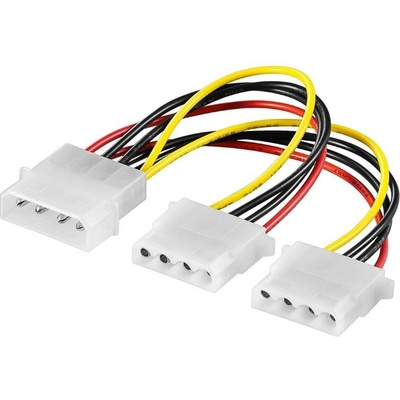PremiumCord napájecí kabel kn 1 HDD 5,25" 2x5,25"