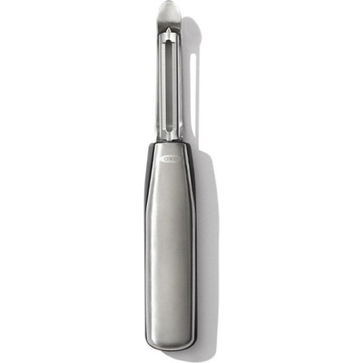 OXO Škrabka na zeleninu STEEL 19 cm, otočná, nerezová ocel