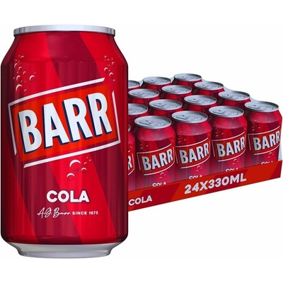 Barr sycený nápoj s příchutí koly 24 x 330 ml