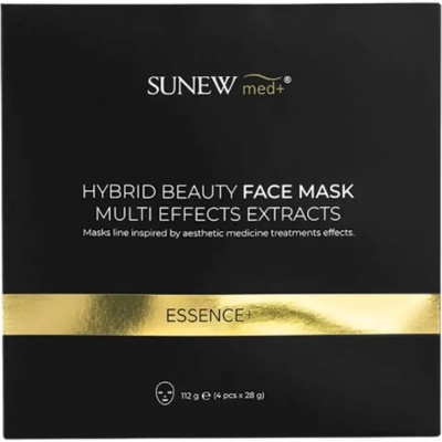 SunewMed+ Hybridní maska s peptidy a hlemýždím slizem 4 ks
