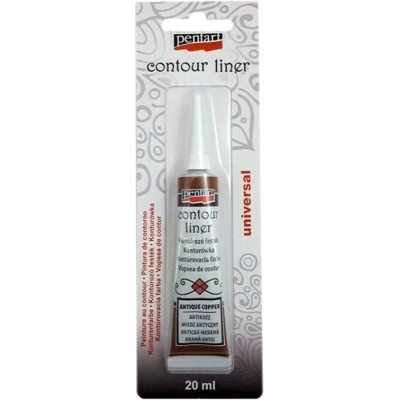 Pentart Kontura univerzální 20ml antická měděná – Hledejceny.cz