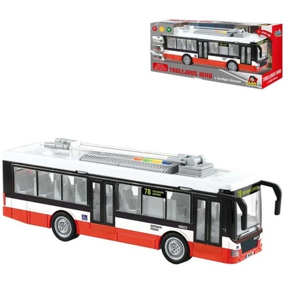MaDe Trolejbus 28cm mluví česky a svítí
