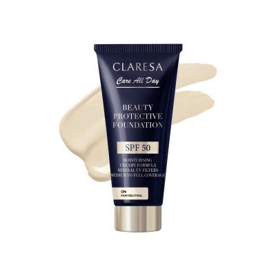 Claresa Care All Day hydratačný make-up s filtrom SPF50 0N Fair Neutral 30 ml