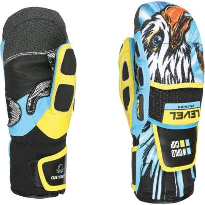 Level Worldcup Jr Cf mitt yellow blue