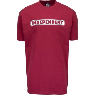 Independent triko Bar Logo t-shirt Maroon MAROON