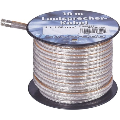 AIV 23555L, 2 x 1.50 mm², strieborná, 10 m