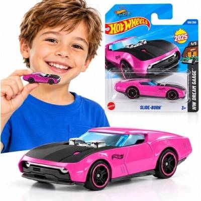 Mattel Hot Wheels Dream Garage Slide-Burn černo-růžové