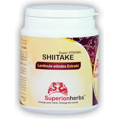 Superionherbs Shiitake Extrakt 90 kapsúl