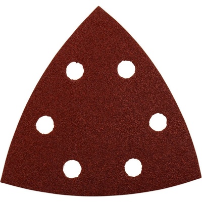 Brúsny papier delta 95 x 95 x 95 mm, suchý zips, 6 otvorov, zrnitosť 120 (50 ks) MAKITA P-42634