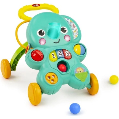 Bright Starts Stroll 'N Roll Chodítko 2 v 1 na hraní míčků slon světly